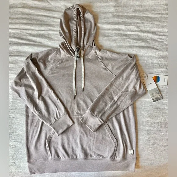 NWT Vuori Womens Halo Oversized Hoodie XS Soft Pewter Heather - Picture 5 of 7